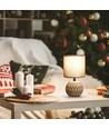 Keramisk Bordlampe E14, 17cm - Rødblond