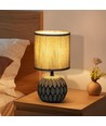 Keramisk Bordlampe E14 - 17 Mørk Grå