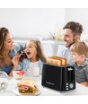 Svart Brødrister 750W