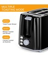 Svart Brødrister 750W