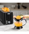 Svart Brødrister 750W