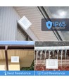 Outlet: LED Slim Lyskaster 50W 4000K Hvit - Støpt Aluminium