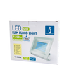Outlet: LED Slim Lyskaster 50W 4000K Hvit - Støpt Aluminium