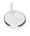 LED Bordlampe - Hvit, 8W, 6000K-3000K, Berøringsfri Trinnløs Dimming, USB Ladekontakt