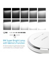 LED Bordlampe - Hvit, 8W, 6000K-3000K, Berøringsfri Trinnløs Dimming, USB Ladekontakt