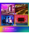 RGB LED Strip - 3m, med På/Av-Knapp