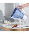 Vannkanne med filter 3,5L - Blå, timer for filter