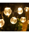 LED-lyskjede, 10 gjennomsiktige pærer, 8M