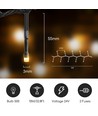 LED-lyskjede 5,0m 500 varmhvit