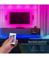 LED RGB-stripe, 5M - Med 24-knappers fjernkontroll