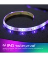 LED RGB-stripe, 5M - Med 24-knappers fjernkontroll