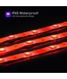 LED RGB-stripe, 5M - Med 24-knappers fjernkontroll