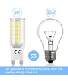 LED G9 3W 6500K - Flimmerfri