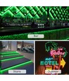 Grønn LED-stripe 230V - 8mm, 50m, 120LED/m