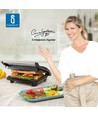 Panini Maker 800W - Sølv, Panini grill - York