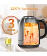 Aiden 1.2L 2200W Rustfritt Stål Elektrisk Vannkoker