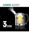 Aiden 1.2L 2200W Rustfritt Stål Elektrisk Vannkoker