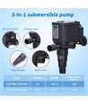 Vannpumpe 10W - 800L/t - L4,5 x B13 x H11 cm