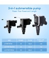 Vannpumpe 10W - 800L/t - L4,5 x B13 x H11 cm