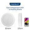 Outlet: LED E6 - Bakbelyst, Rund Innbyggingsspot, 18W, 3000K / Overflatemontert