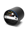 Aigostar, GU10 LED takspot - Spot, Overflatesspot, Industriell, Stue, Svart