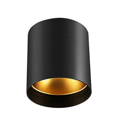 Aigostar, GU10 LED takspot - Spot, Overflatesspot, Industriell, Stue, Svart