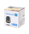 Aigostar, GU10 LED takspot - Spot, Overflatesspot, Industriell, Stue, Svart