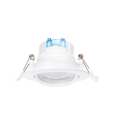 Outlet: LED Innbyggingsspot Justerbar 5W 4000K - Hullmål: 70-75mm 3 stk
