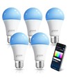 Smart LED-pære A60 E27 9W RGB+CCT - WB