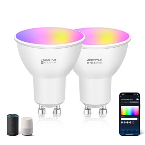 Smart LED GU10 4,9W RGB+CCT - WB