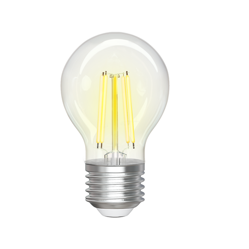 Smart LED Filament pære G45 - E27 4,5W CCT Klar - Dobbel Pakke