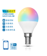 Smart LED-pære WB G45 E14 6,5W RGB+CCT