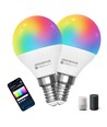 Smart LED-pære WB G45 E14 6,5W RGB+CCT