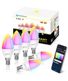 Smart LED-pære WB C37 E14 6,5W RGB+CCT - 6 stk