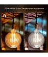 Smart LED-pære WB C37 E14 6,5W RGB+CCT - 6 stk