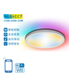 SmartLED UltraThin Taklampe 25W RGB+CCT (2700K-6500K) WB