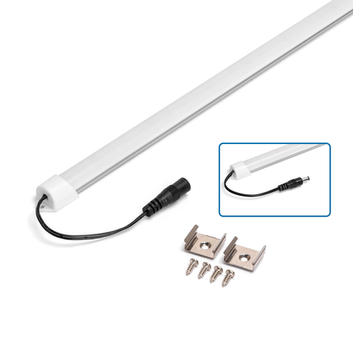Aluminiumsprofil med LED 120cm - 3000K - 12W