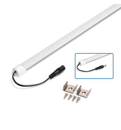 Aluminiumsprofil med LED 120 cm - 6500K 12W