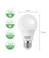 Outlet: Aigostar LED A5 A60B 7W, E27 sokkel - 3000K