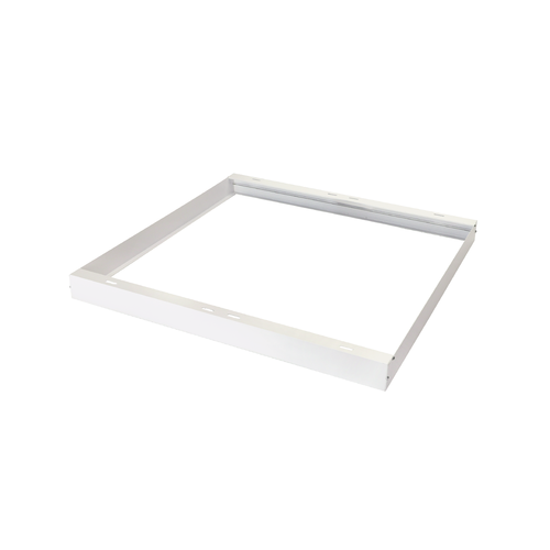 Aigostar ramme til LED panel, 60x60cm - Hvit aluminium, 5cm høy inkl. skruer