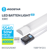 LED-armatur 150cm - IP20 4000K 50W