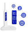 LED Bordlampe LIGHT07 - Hvit, 7W, 6500K (Berøringsdemping & Kalenderfunksjon)