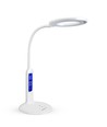 LED Bordlampe LIGHT07 - Hvit, 7W, 6500K (Berøringsdemping & Kalenderfunksjon)