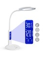LED Bordlampe LIGHT07 - Hvit, 7W, 6500K (Berøringsdemping & Kalenderfunksjon)