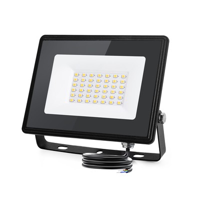 LED Projektør 30W - Støpt Aluminium