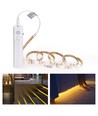 LED-sensorlist, 3000K, 1m - Batteridrevet