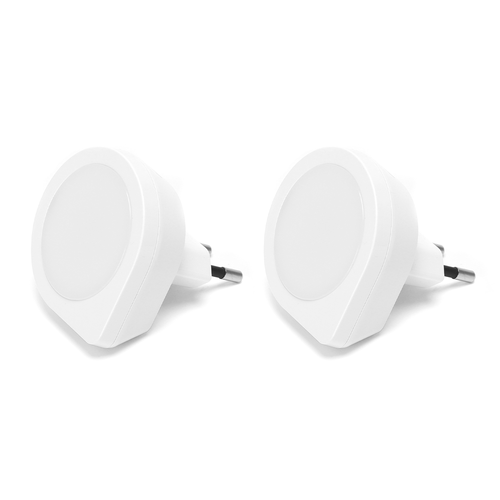 Outlet: LED Nattlys Q-Type med Dag/Natt-Sensor - 2-Pak