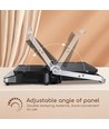 Digital grill - 2000 watt med display og avtakbare plater, sandwich / paninigrill