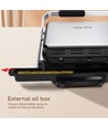 Digital grill - 2000 watt med display og avtakbare plater, sandwich / paninigrill