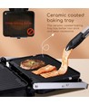Digital grill - 2000 watt med display og avtakbare plater, sandwich / paninigrill